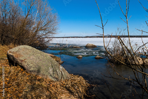 river in winter