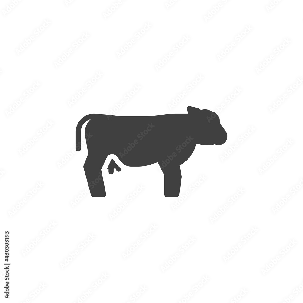 Cow animal vector icon Cow animal vector icon