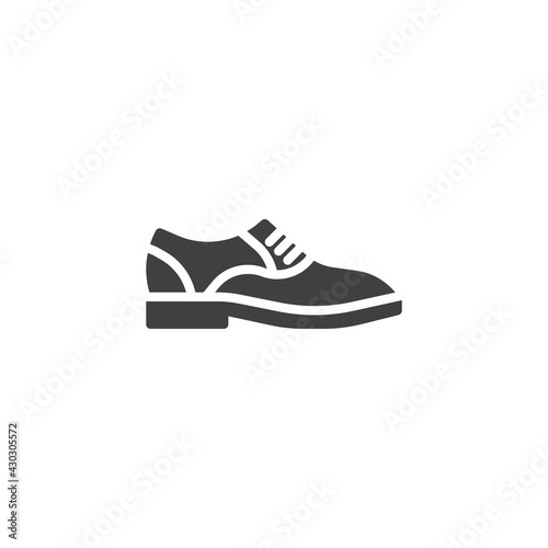 Men shoes vector icon