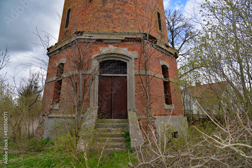 The municipal pressure tower, known as the water tower, was built in 1902 in the town of Kętrzyn in Masuria, Poland. Currently, it is a historic building.