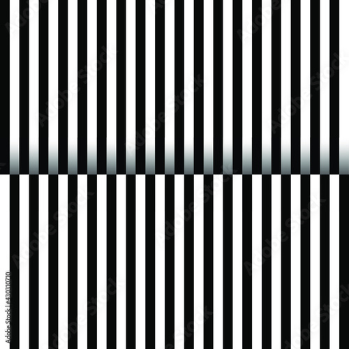 Illusion Abstract black and white pattern. Monochrome pattern. Optical illusion. Op art. 