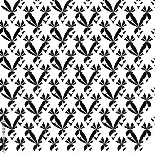 Illusion Abstract black and white pattern. Monochrome pattern. Optical illusion. Op art.
