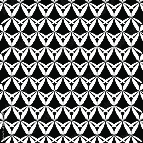 Illusion Abstract black and white pattern. Monochrome pattern. Optical illusion. Op art.