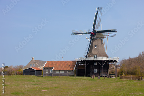 Island of Ameland (Friesland/Fryslan, The Netherlands): Koren- and mosterdmolen De Verwachting / Wheat and Mosterd Mill Expectation photo