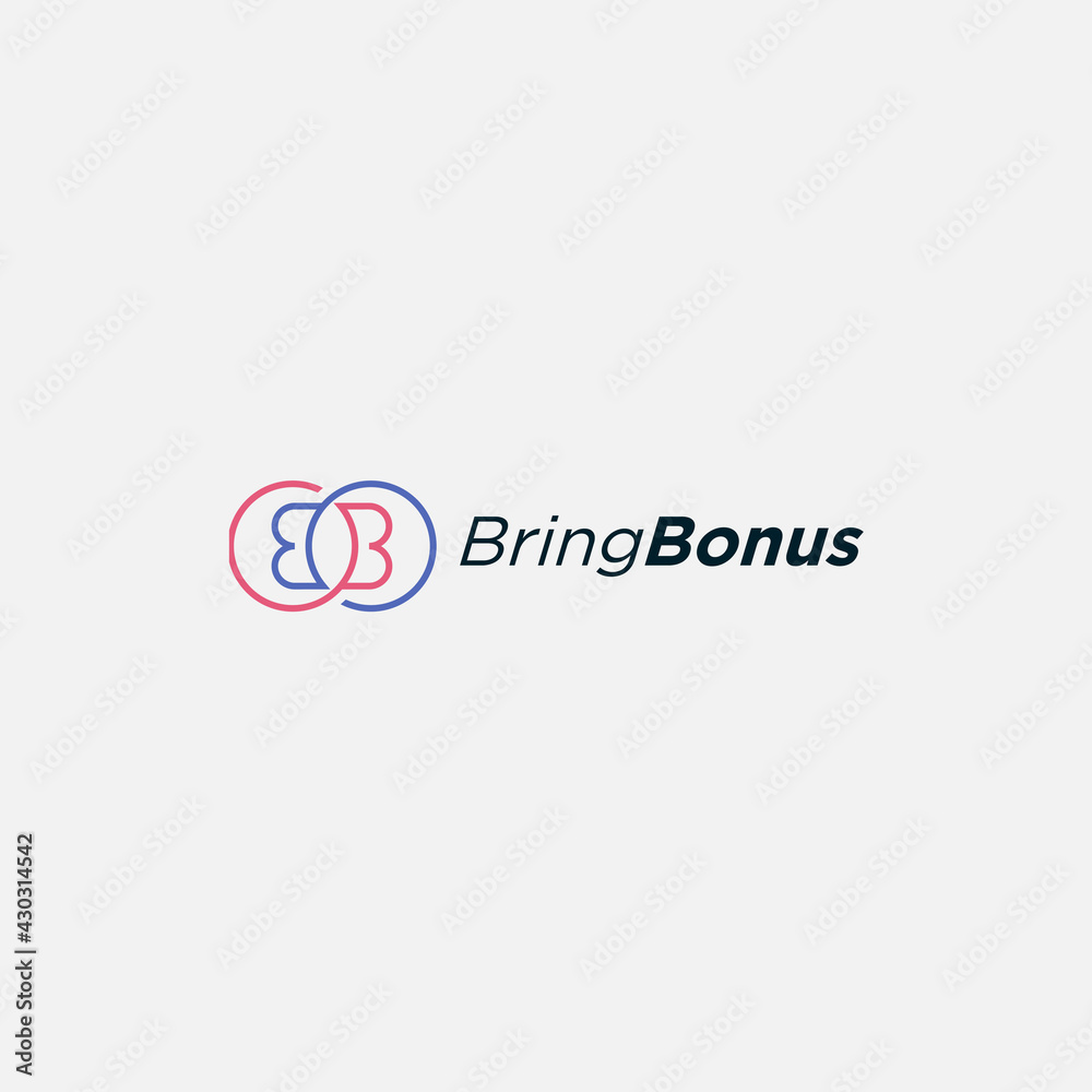 initial BB logo design template elements initial BB logo design template elements