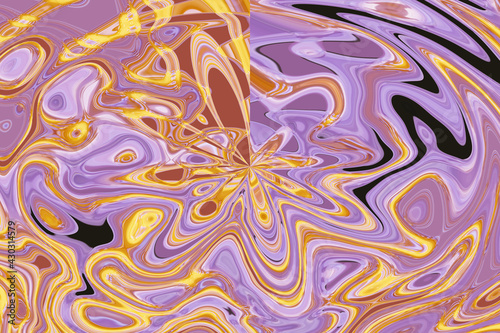 Abstract geometric background Vector. Fluid shapes composition. Gradient trendy style wallpaper