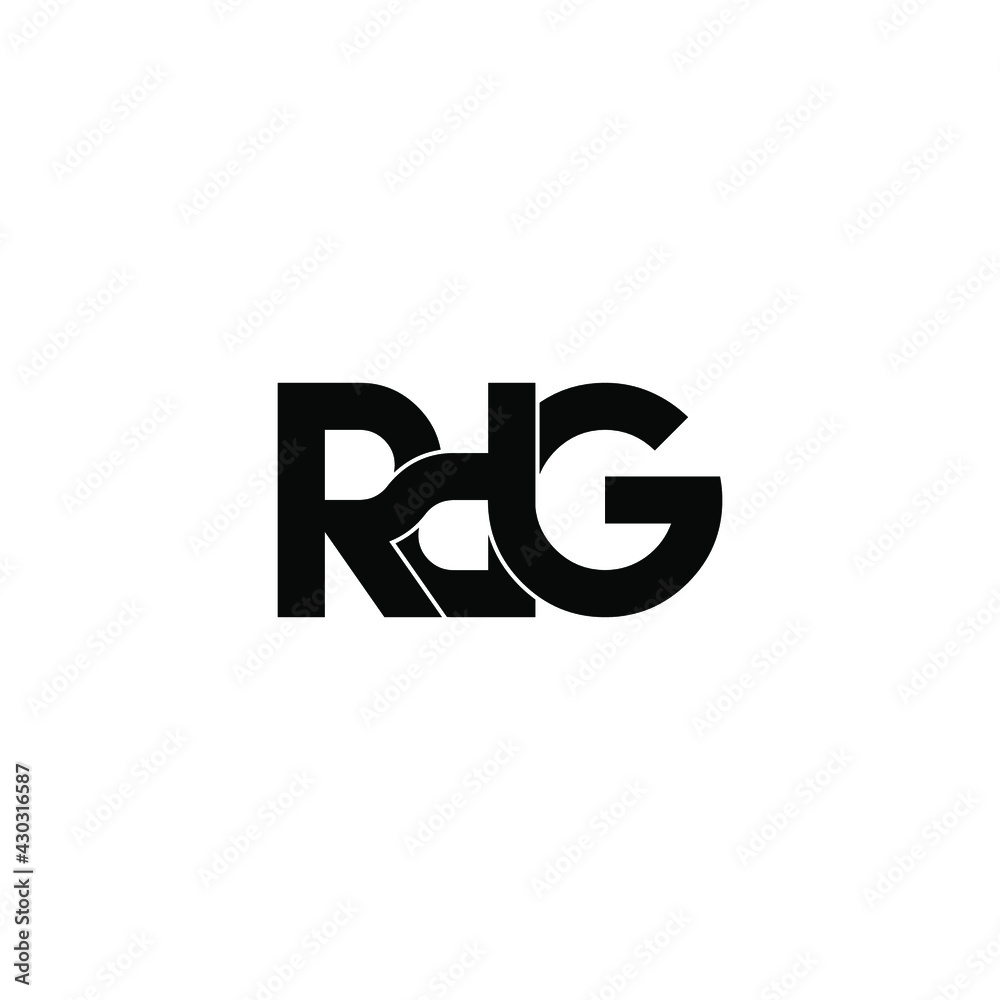 rdg letter original monogram logo design rdg letter original monogram logo design