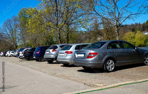 Obraz na płótnie Autoreihe w salonie
