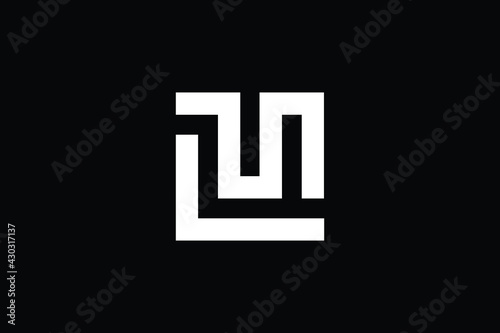 ML logo letter design on luxury background. LM logo monogram initials letter concept. ML icon logo design. LM elegant and Professional letter icon design on black background. M L LM ML
