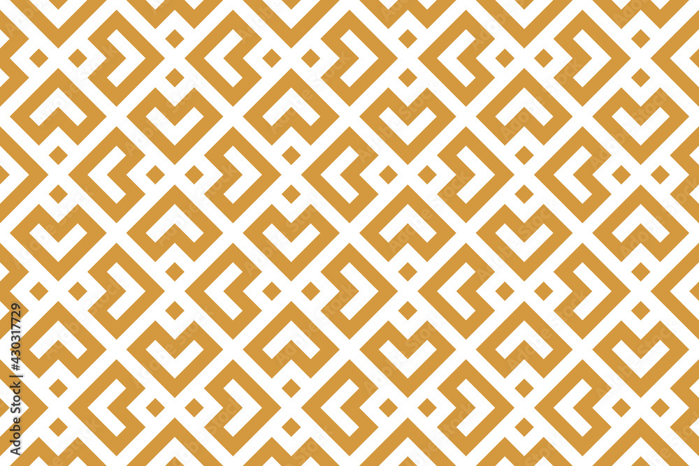 Abstract geometric pattern. A seamless vector background. White and gold ornament. Graphic modern pattern. Simple lattice graphic design Abstract geometric pattern. A seamless vector background. White and gold ornament. Graphic modern pattern. Simple lattice graphic design