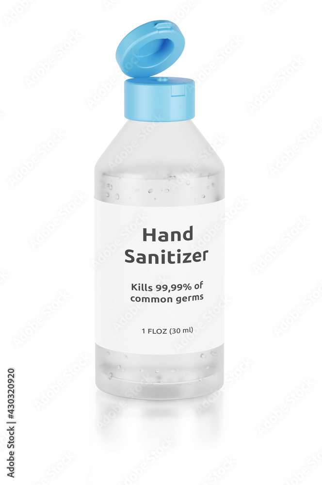 Hand sanitizer bottle isolated on white background Hand sanitizer bottle isolated on white background