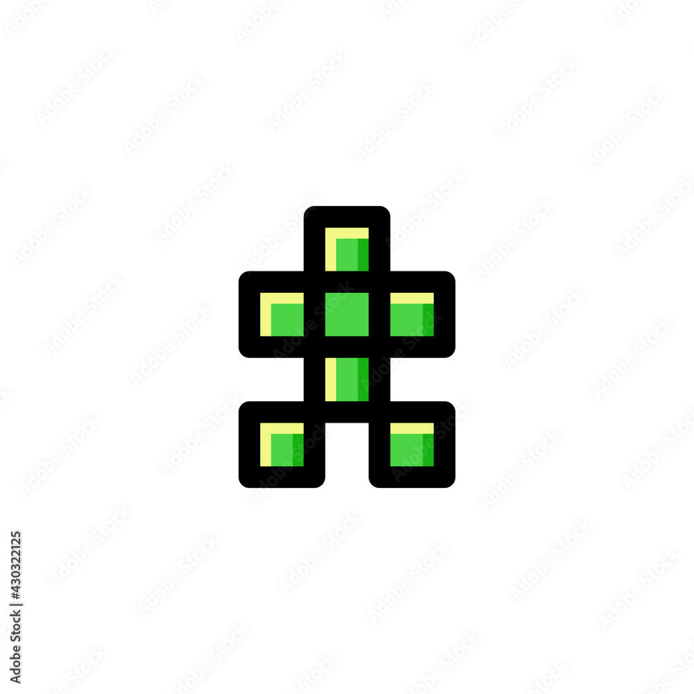 Obraz premium Retro Pixel Game