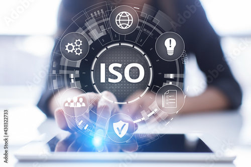 ISO standards quality control assurance warranty business technology concept