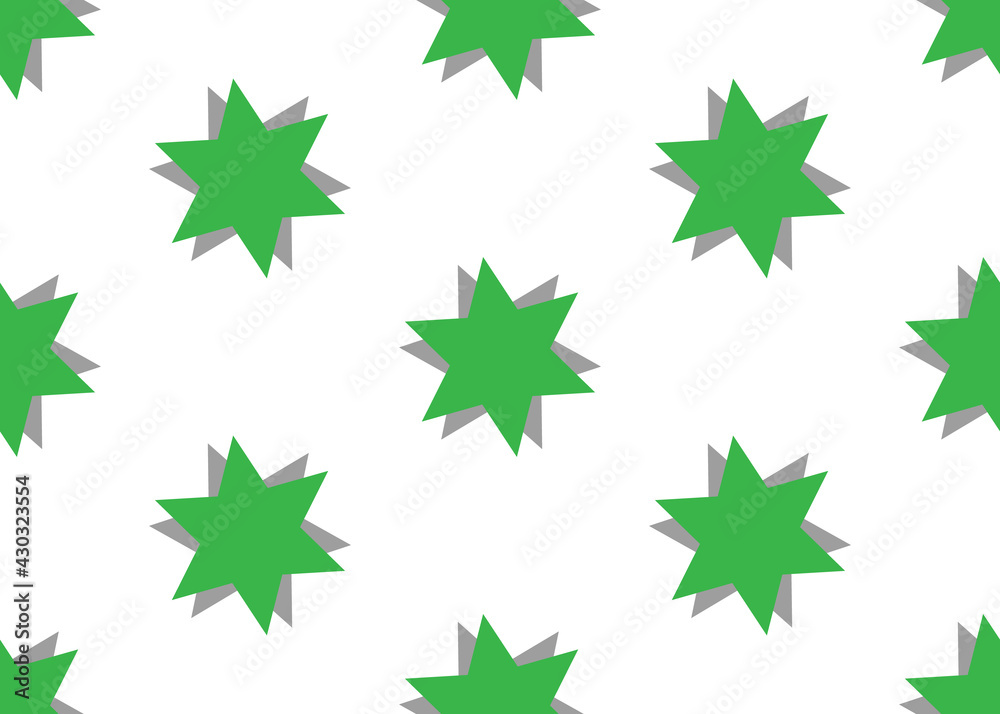 Geometric seamless pattern with a star. Vector graphics and design. Geometric seamless pattern with a star. Vector graphics and design.