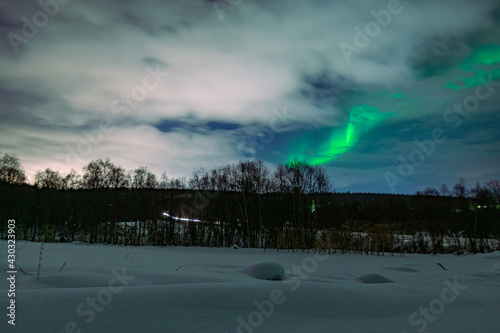 Hunting for night lights in the Arctic