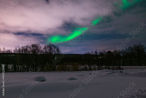 Hunting for night lights in the Arctic