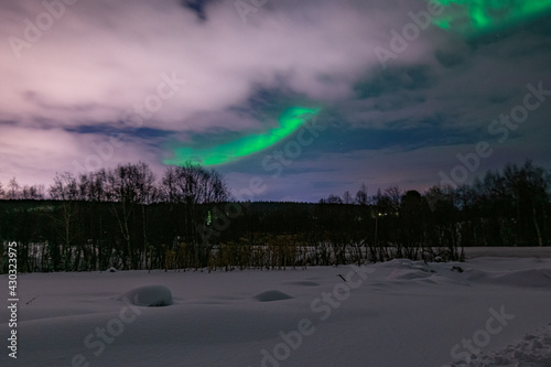 Hunting for night lights in the Arctic