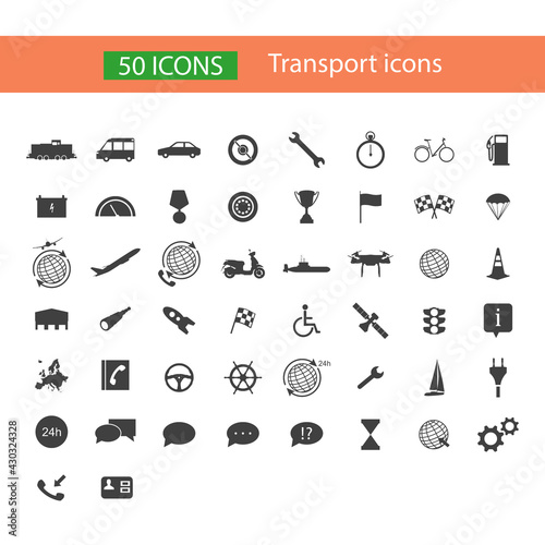 Transport vector icon