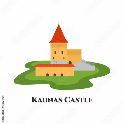 Billede på lærred Kaunas Castle