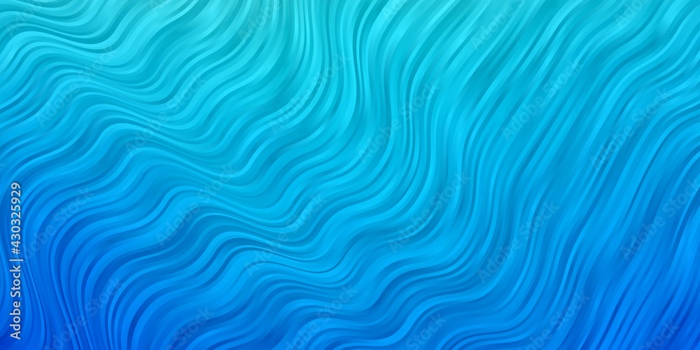 Light BLUE vector background with bent lines. Light BLUE vector background with bent lines.