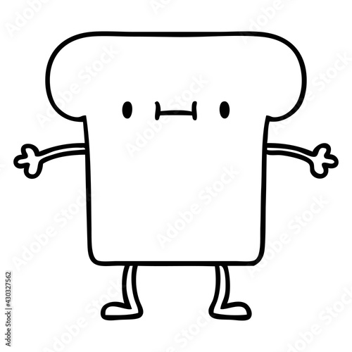 happy slice of wholegrain bread