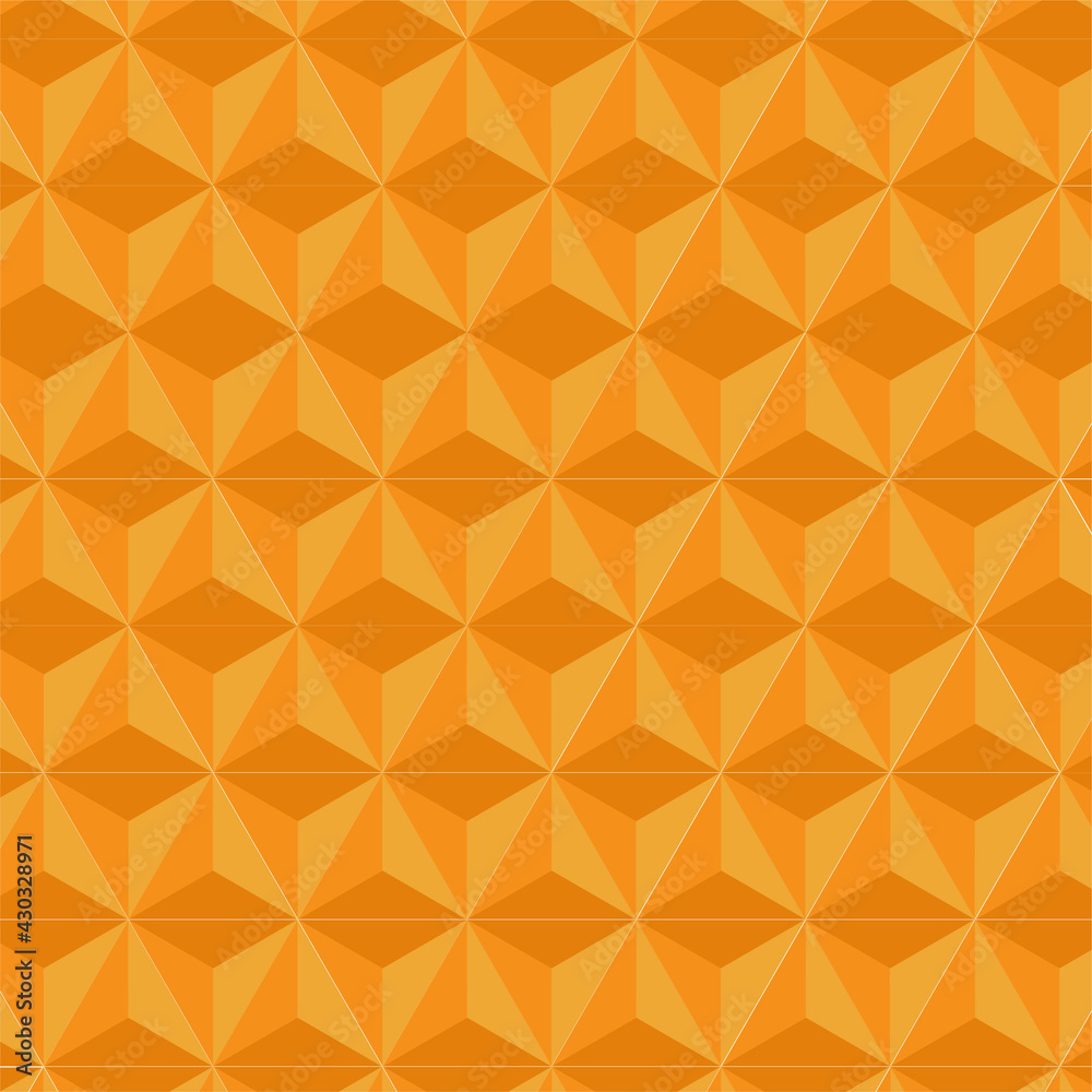 Fototapeta premium yellow triangles, pattern, design, print