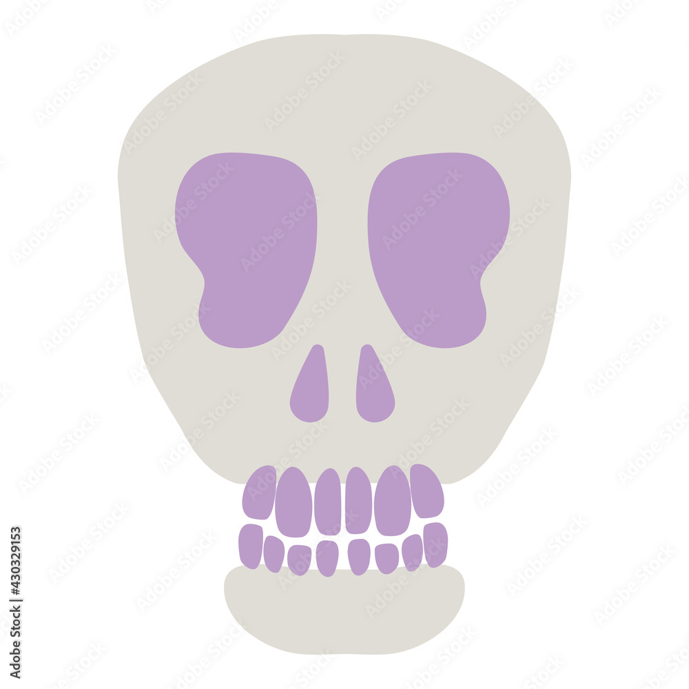 Obraz premium Spooky Skull