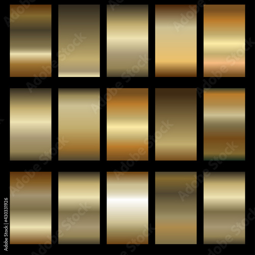 set of metal gradients
