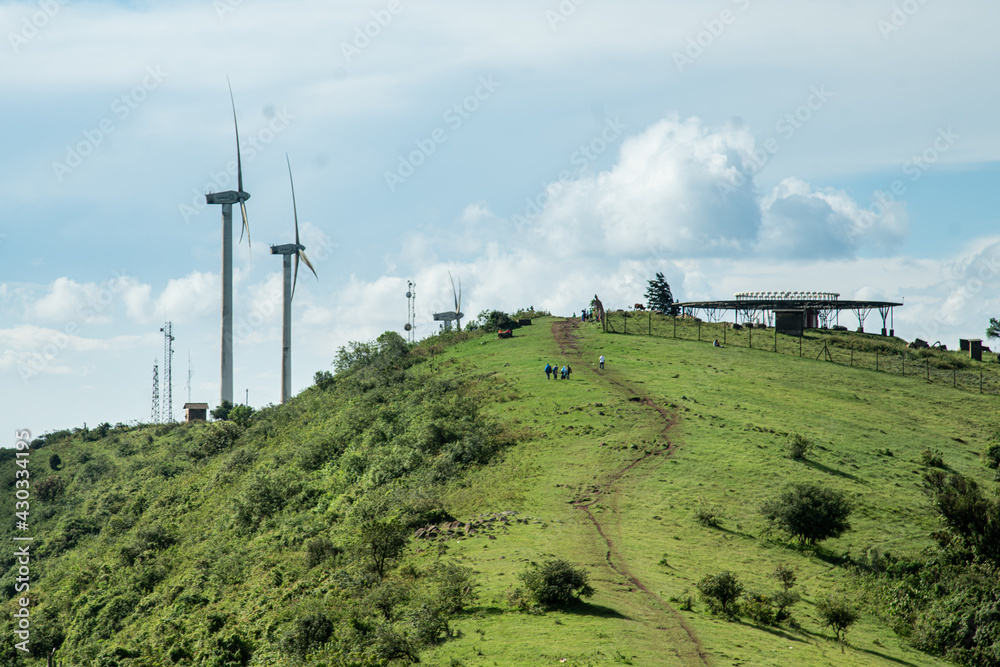 Windmills in Nairobi Town, Kenya Windmills in Nairobi Town, Kenya