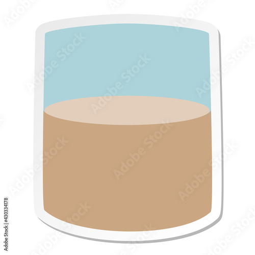 whisky glass sticker