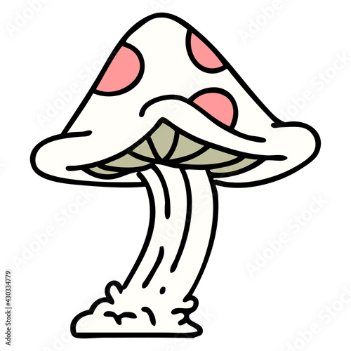 cartoon poisonous toadstool