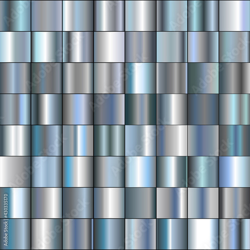 silver backgrounds set