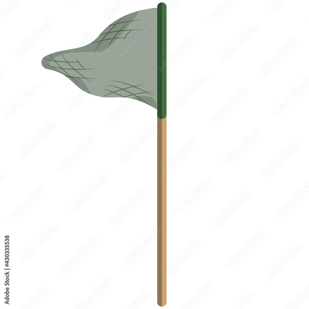 Flag on pennant vector isolated on white background Flag on pennant vector isolated on white background