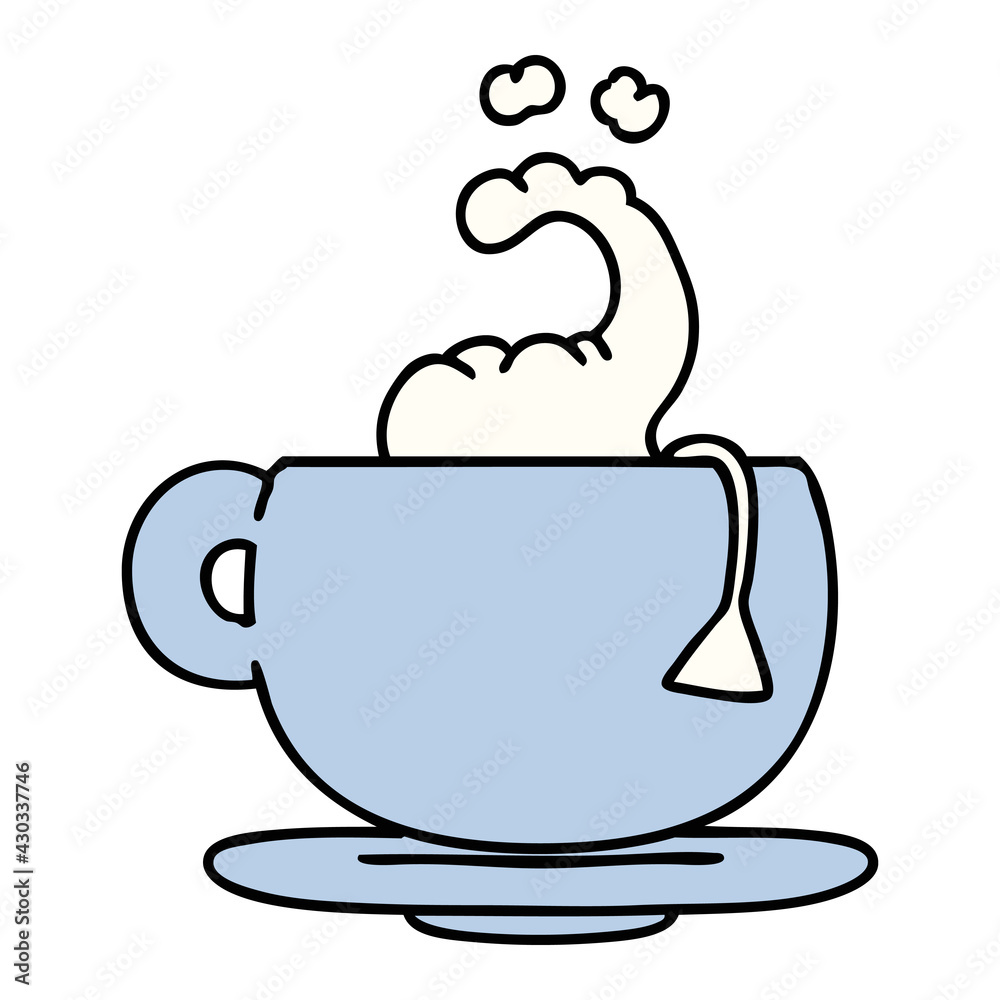 steaming cup of tea steaming cup of tea