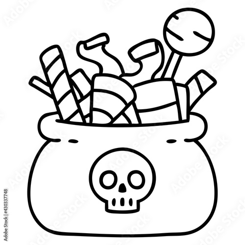 bag of halloween candy