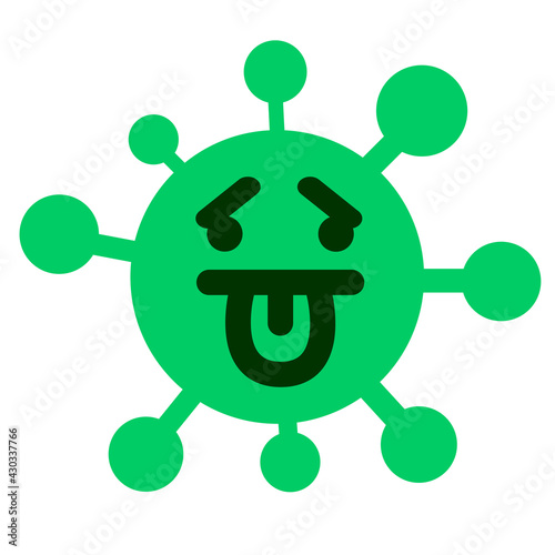 exhausted defeated virus