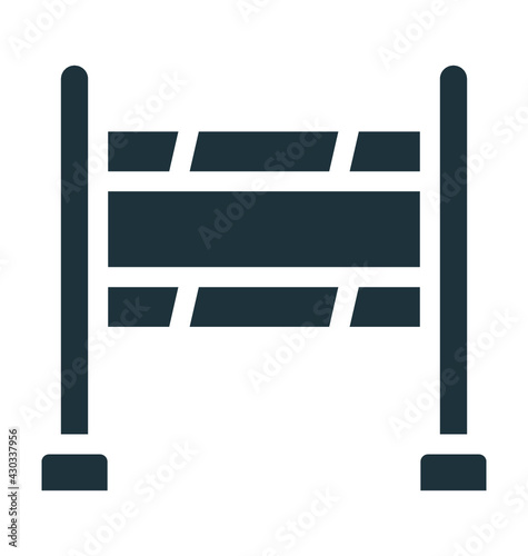 Barrier Cool Vector Icon
