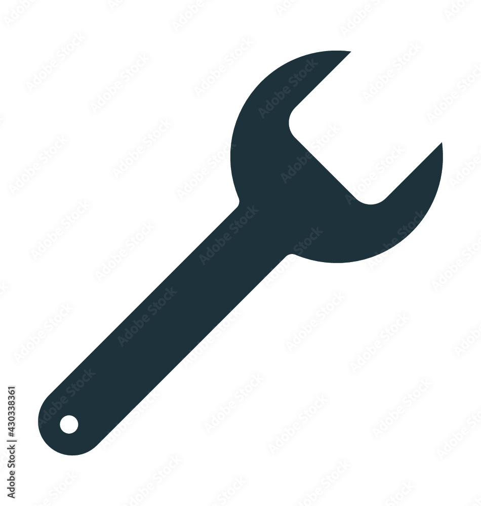 Wrench Cool Vector Icon Wrench Cool Vector Icon