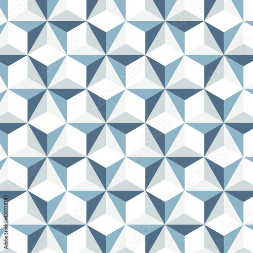 blue triangles, pattern, design, print