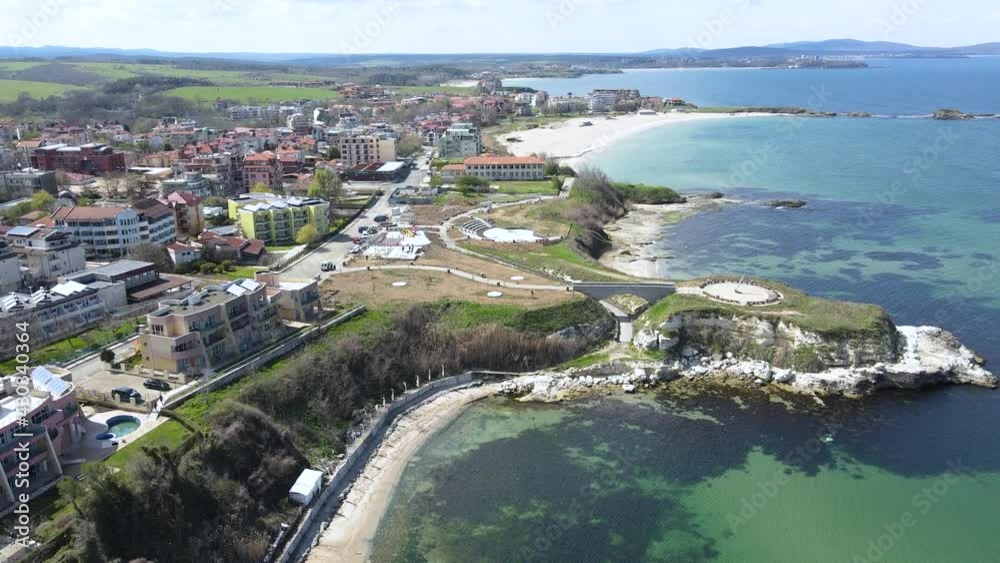 Aerial view of village of Lozenets, Burgas Region, Bulgaria Aerial view of village of Lozenets, Burgas Region, Bulgaria