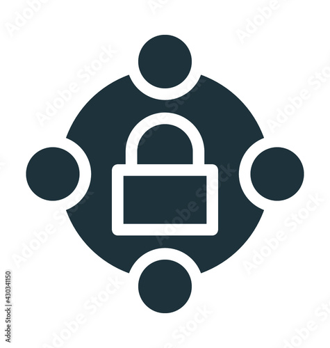 Padlock Vector Icon

