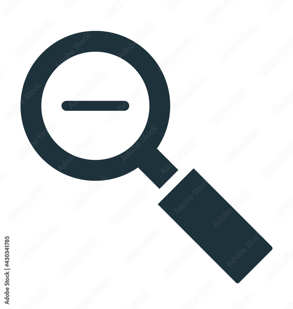Zoom Out Vector Icon Zoom Out Vector Icon