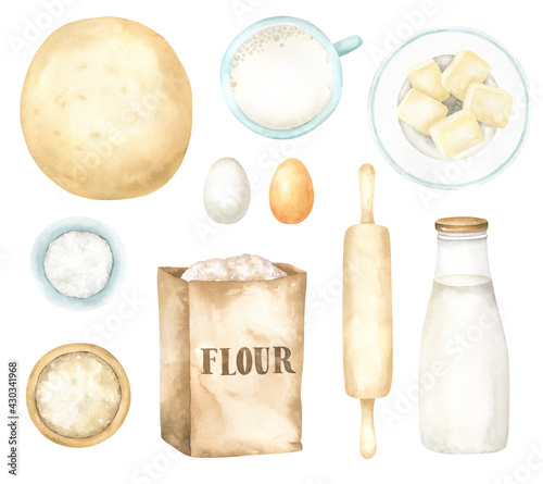 Baking Ingredients Set