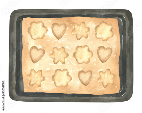 Baking Sheet Illustration