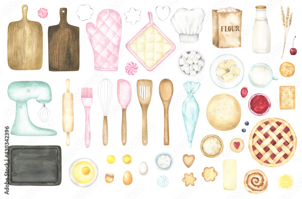 Baking Ingredients Set