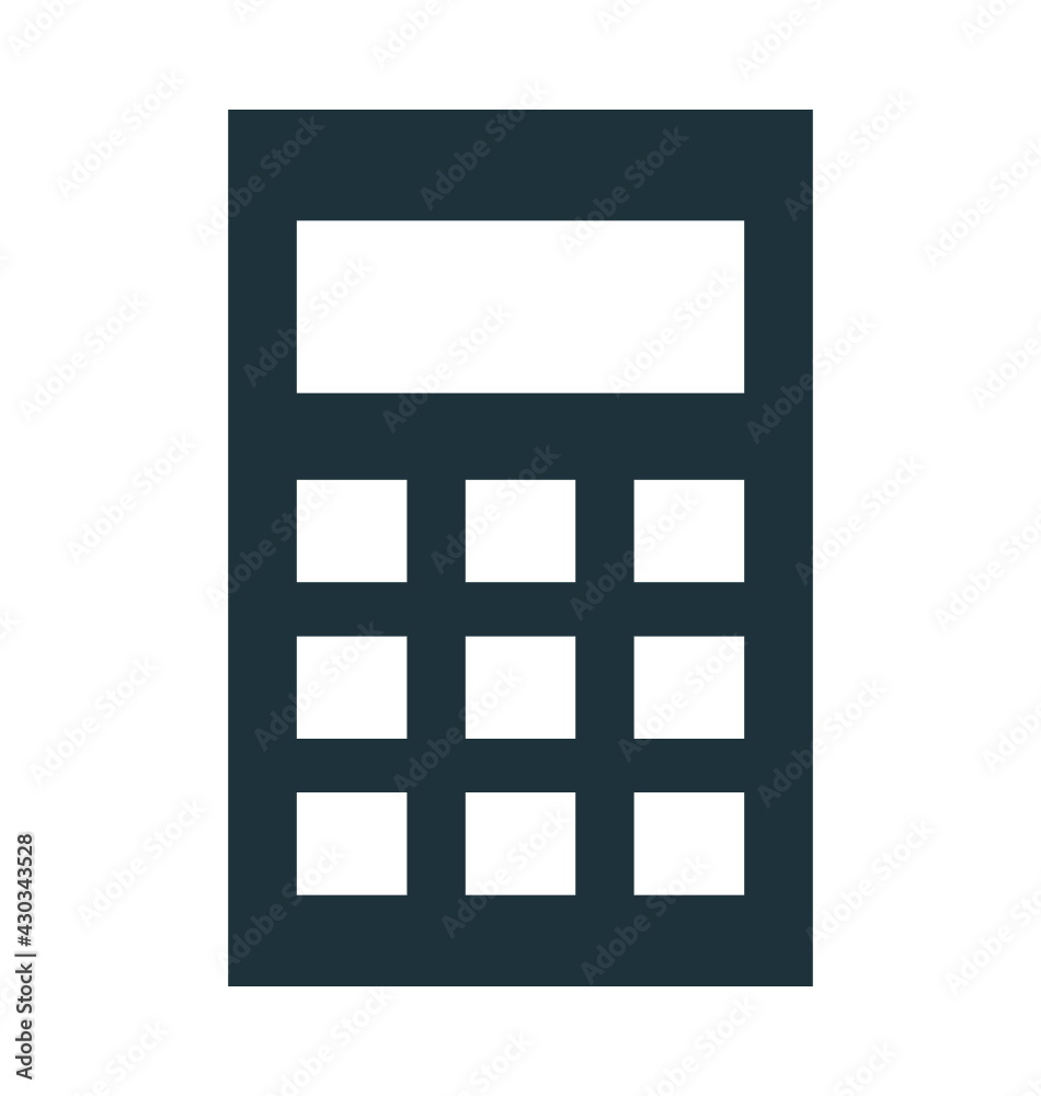 Calculator Vector Icon Calculator Vector Icon