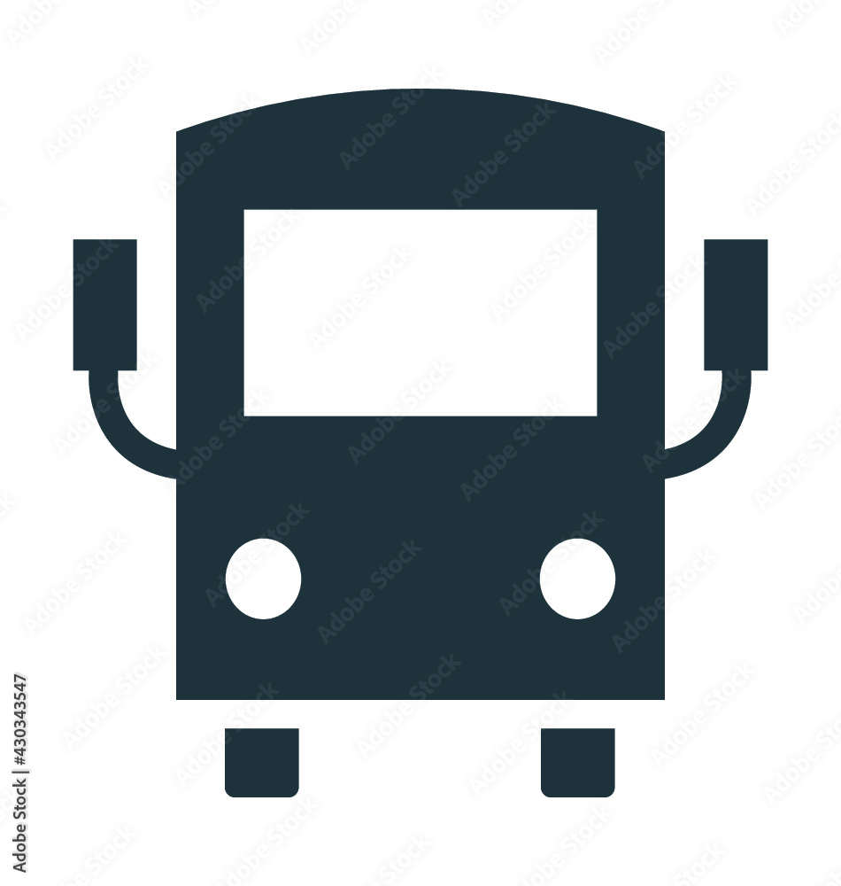 School Van Vector Icon School Van Vector Icon