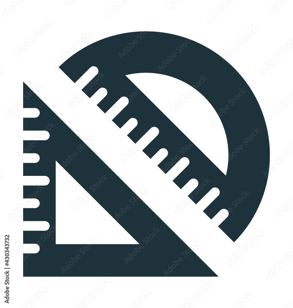 Degree Scale Vector Icon Degree Scale Vector Icon