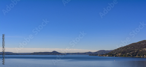 Wonderful view of the lake Maggiore italy