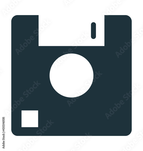 Floppy Drive Vector Icon